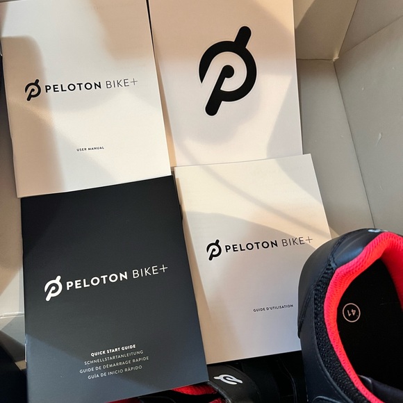 Peloton Bike+ Shoes, tools to adjust, decal,quick start guide, and user manual. - Picture 2 of 5
